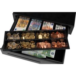 Safescan Caisse, SAFESCAN SD-4141, 8 compartiments pour pièces / 4 pour billets