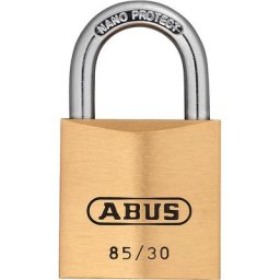 ABUS Cadenas, 85/30 Lock Tag, lot de 6, laiton