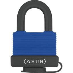 ABUS Cadenas, laiton, 70IB/45 Lock Tag, lot de 6, bleu