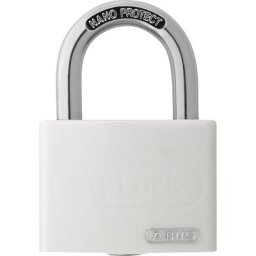 ABUS Cadenas, inscriptible, T65AL/40, lot de 12, blanc