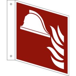 Panneaux de prévention des incendies, appareils et outillage anti-incendies, lot de 10, plastique, bannière, 150 x 150 mm