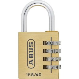 ABUS Serrure à combinaisons, 165/40 Lock Tag, lot de 6, laiton