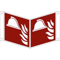 Panneaux de prévention des incendies, appareils et outillage anti-incendies, lot de 10, aluminium, panneau vertical, 150 x 150 mm