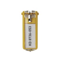 DURABLE Porte-clés, lot de 36, jaune