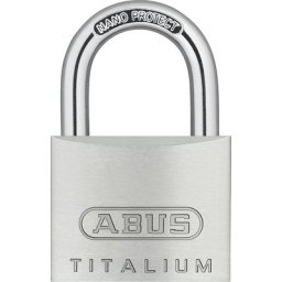 ABUS Cadenas à cylindre, 64TI/40 Lock Tag, lot de 12, argent