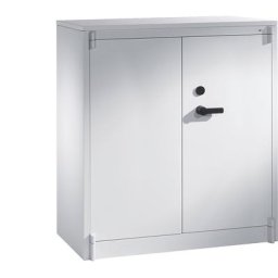 C+P Armoire métallique, ignifuge selon la norme DIN 4102, h x l x p 1226 x 1200 x 500 mm, gris clair
