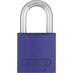 ABUS Cadenas, aluminium, 72/40, lot de 6, lilas