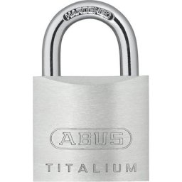 ABUS Cadenas à cylindre, 54TI/30 Lock Tag, lot de 12, argent