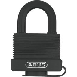 ABUS Cadenas, laiton, 70/50 Lock Tag, lot de 6, noir