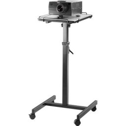 Table pour vidéoprojecteurs, hauteur réglable 800 - 1250 mm, dimensions base l x p 400 x 500 mm