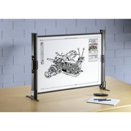 Ecran de projection de table, format écran 4:3, l x h 930 x 720 mm