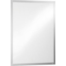 DURABLE Cadre info DURAFRAME® POSTER, autocollant, pour format A1, argent, lot de 2