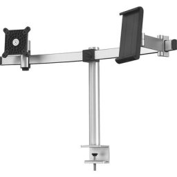 DURABLE Support pour 1 écran et 1 tablette tactile, h x l x p 445 x 780 x 190 mm, avec pince-étau