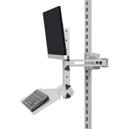 Bras pivotant, pour fixation sur montants de superstructure, pour TFT, clavier et souris