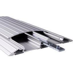Dataflex Protège-câbles, droit, repliable, argent