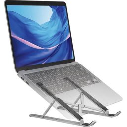 DURABLE Support pour ordinateur portable STAND FOLD, max. 15'', lot de 2, argent