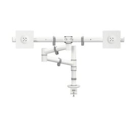 Dataflex Bras porte-écran VIEWGO, bras double pour 2 écrans, blanc