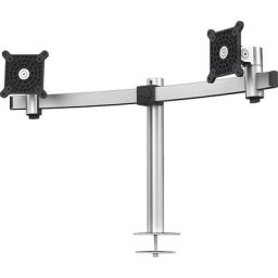 DURABLE Support pour 2 écrans, h x l x p 445 x 780 x 190 mm, fixation au travers du plateau