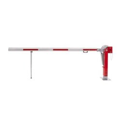 Mannus Barrière en acier, avec lift à gaz et support fixe, longueur flèche 6 m