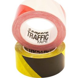 a.m.p.e.r.e Bande de marquage de sol, largeur 50 mm, rouge/blanc
