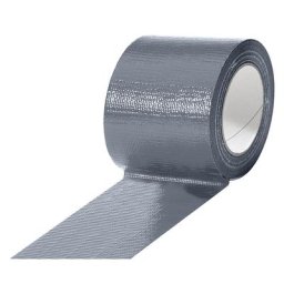 Ruban toile, divers coloris, lot de 12 rouleaux, argent, largeur 75 mm