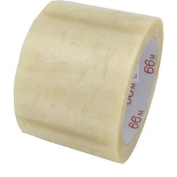 Ruban d'emballage en PVC, standard, lot de 24 rouleaux, transparent, largeur 75 mm