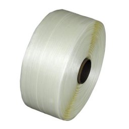 Feuillard PETP collé, pour dévidoir, lot de 2, Ø mandrin 76 mm, largeur feuillard 16 mm