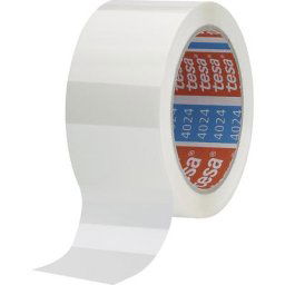 tesa Ruban d'emballage en polypropylène, tesa® 4024 professionnel, lot de 72 rouleaux, transparent