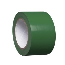 Bande de marquage de sol en vinyle unicolore, largeur 75 mm, vert, lot de 16 rouleaux
