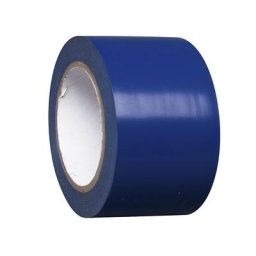 Bande de marquage de sol en vinyle unicolore, largeur 75 mm, bleu, lot de 8 rouleaux