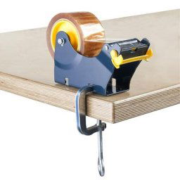 Dévidoirs de table pour ruban adhésif, à fixer par serre-joint, pour largeur max. ruban 50 mm, lot de 3