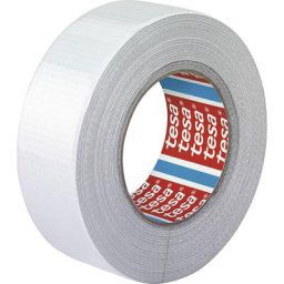 tesa Ruban toile, ruban haute résistance tesa® 4662, lot de 48 rouleaux, blanc, largeur 48 mm