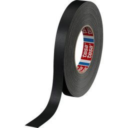 tesa Ruban toile, tesaband® 4651 Premium, lot de 48 rouleaux, noir, largeur 19 mm