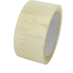 Ruban d'emballage en polypropylène, version silencieuse et ultra-résistante, lot de 36 rouleaux, transparent, largeur 50 mm
