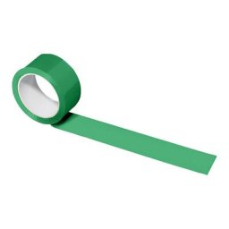 Ruban d'emballage en polypropylène, divers coloris, lot de 36 rouleaux, vert, largeur 50 mm