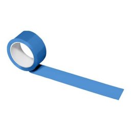 Ruban d'emballage en polypropylène, divers coloris, lot de 108 rouleaux, bleu, largeur 50 mm