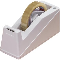 eurokraft basic Dévidoir de table pour ruban adhésif, modèle en plastique, lot de 3