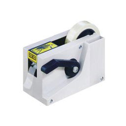 Distributeur de ruban adhésif semi-automatique, pour largeur max. ruban 25 mm, réglage de la longueur variable