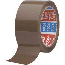 tesa Ruban d'emballage en polypropylène, tesa® 4024 professionnel, lot de 72 rouleaux, marron