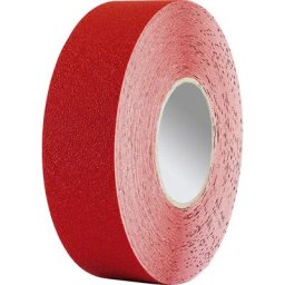 Bande de marquage des sols compatible avec gerbeurs, vinyle, largeur 50 mm, rouge, à partir de 5 pièces