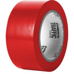 a.m.p.e.r.e Bande de marquage de sol, largeur 50 mm, rouge