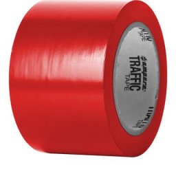 a.m.p.e.r.e Bande de marquage de sol, largeur 75 mm, rouge