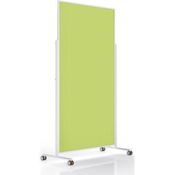 magnetoplan Tableau de conférence design VarioPin, format du tableau 1800 x 1000 mm, feutre, vert