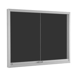 Vitrine à portes coulissantes, pour 8 x format A4, anthracite