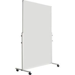 Tableau blanc mobile, acier émaillé, h x l x p 1900 x 1265 x 505 mm