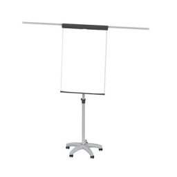 MAUL Tableau de conférence avec piétement à cinq branches, hauteur de tableau 970 mm, blanc