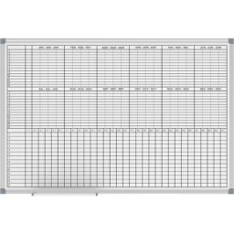 MAUL Tableau planning, planning mensuel/annuel, largeur 900 mm