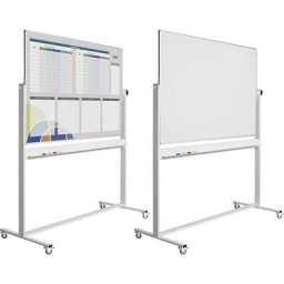 eurokraft pro Tableau pivotant mobile à impression personnalisée, impression sur un côté, l x h 1500 x 1000 mm