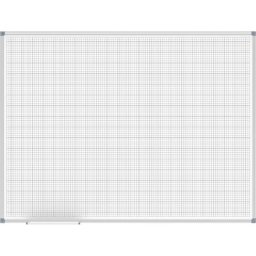 MAUL Tableau quadrillé MAULstandard, blanc, quadrillage 10 x 10 / 50 x 50 mm, l x h 1200 x 900 mm