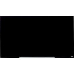 nobo Tableau blanc en verre WIDESCREEN, 57'' - l x h 1264 x 711 mm, noir
